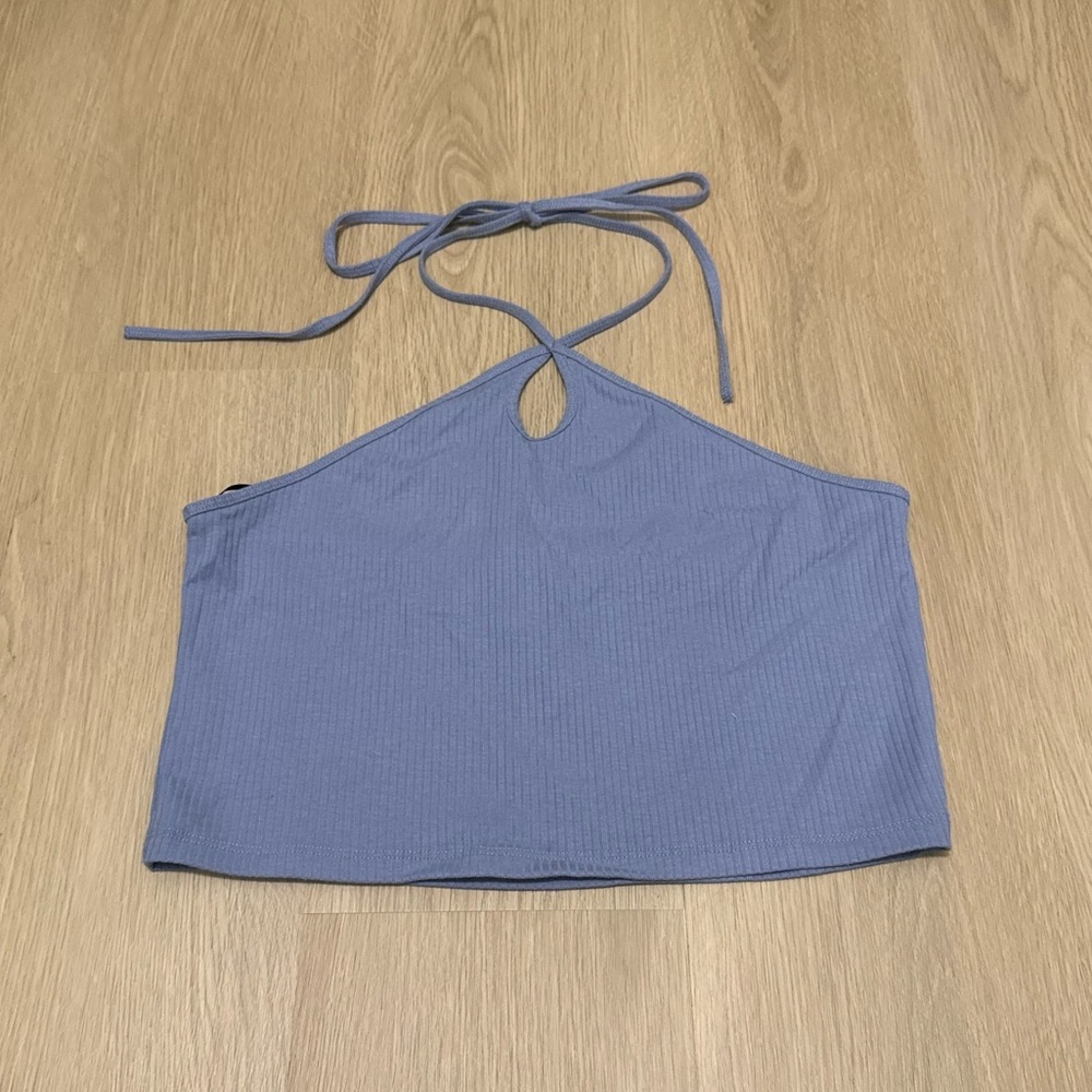 Double Zero Halter Crop Top